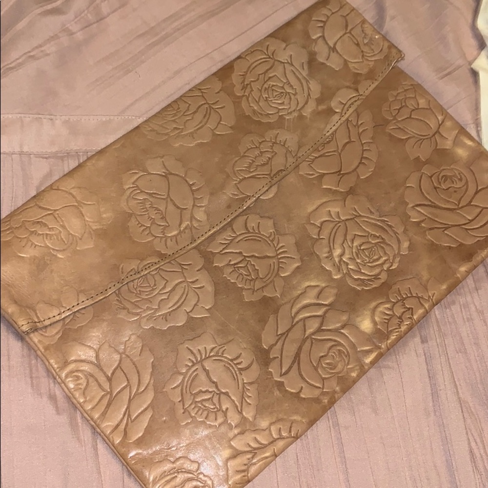 Leather clutch